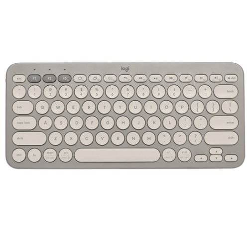 Logitech K380 Multi-Device Bluetooth Keyboard - Sand 1