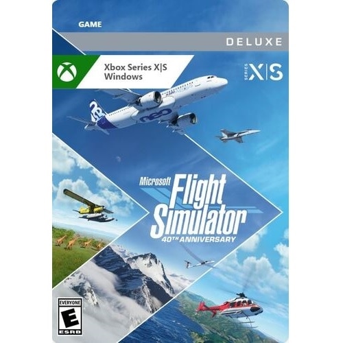 Microsoft FLIGHT SIMULATOR X Deluxe Edition WITH KEY PC DVD Nice Condition