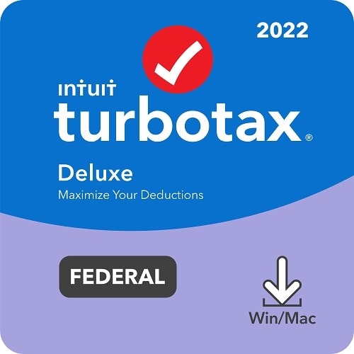 Download TurboTax Deluxe Federal Only 2022 PC Download Dell USA