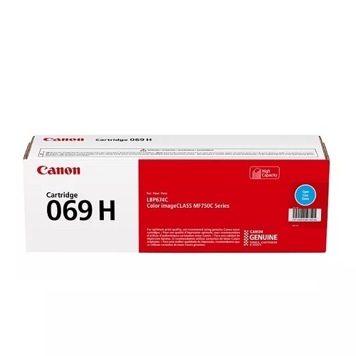 Canon 069 Cyan Toner Cartridge, High Capacity 1