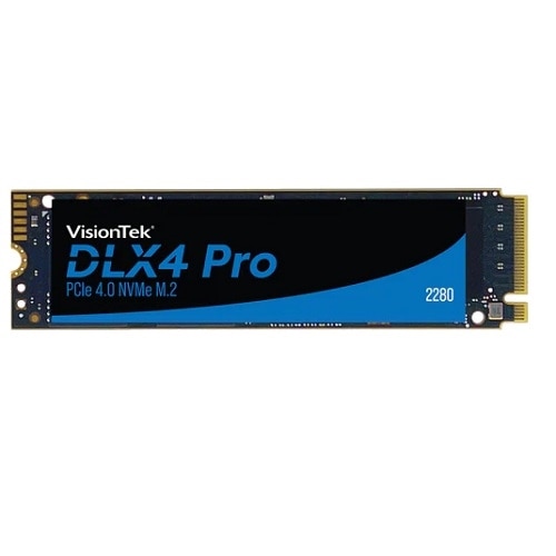 VisionTek DLX4 Pro 2280 M.2 PCIe 4.0 x4 SSD (NVMe) - 4TB 1