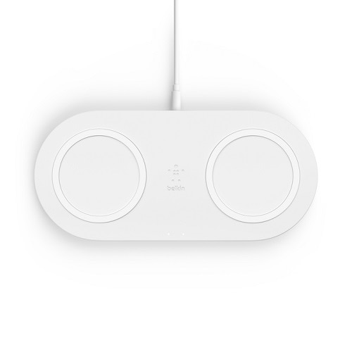 Belkin BoostCharge Dual Wireless Charging Pads - White | Dell USA