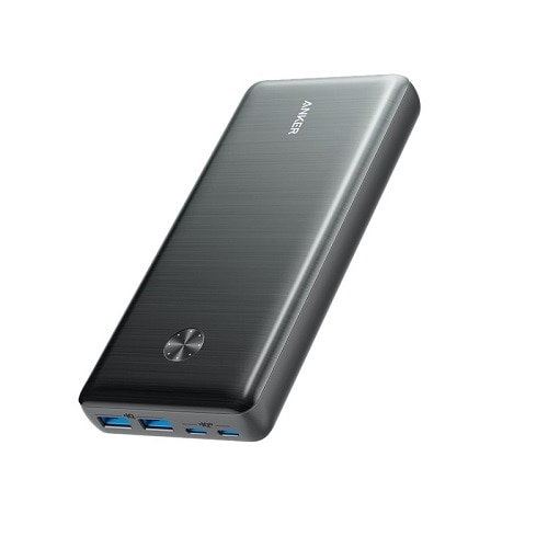 Anker 5000 mAh Power Bank with Built-In USB-C in Black