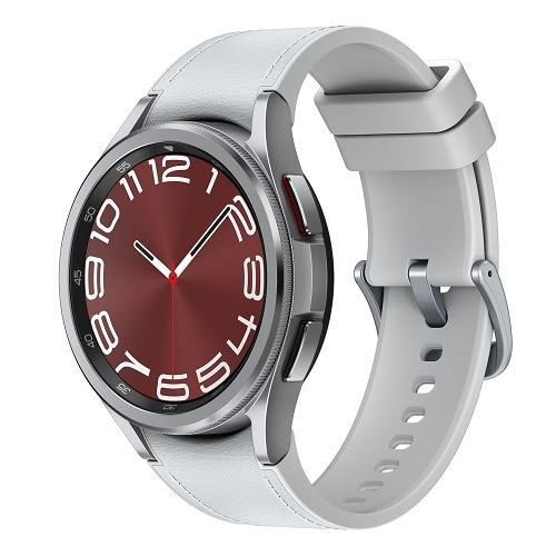 Samsung watch best sale silver band