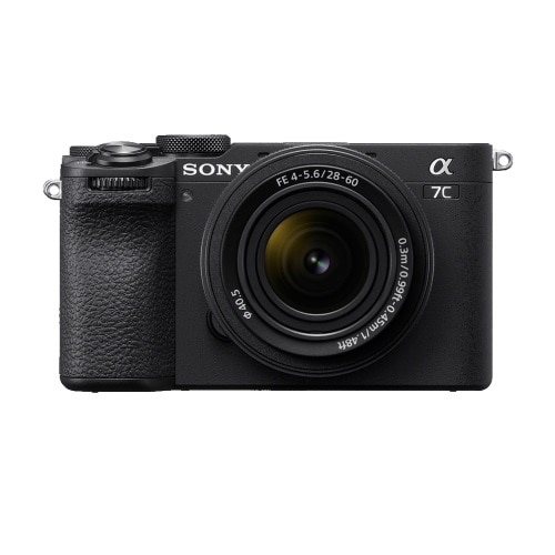 Sony - Digital camera - mirrorless - 33.0 MP - Full Frame - 4K / 60 fps - 2.1x optical zoom 28-60mm lens - Wi-Fi, Bluetooth - black 1