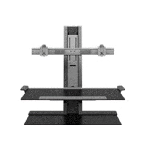Humanscale QuickStand - Mounting kit (stand base, crossbar for dual monitors, keyboard large platform) 1