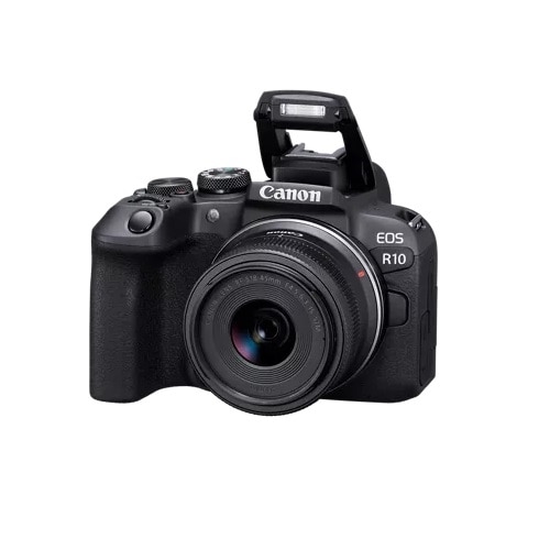 Canon - Eos R10 Mirrorless Camera With Rf-s 18-45 F/4.5-6.3 Is Stm Lens -  Black : Target