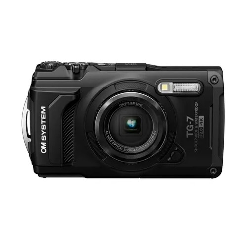 Olympus Tough TG-7 - Digital camera - compact - 12.0 MP - 4K / 30 fps - 4x optical zoom - Wireless LAN, Bluetooth - underwater up to 45 ft - black 1