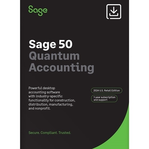 Download Sage 50 Quantum Accounting 2024 US 3 User 1 Year Subscription 1