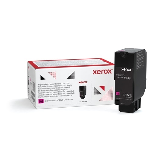 Xerox Genuine Xerox® VersaLink® C620 Color Printer Magenta High capacity Toner Cartridge (12000 Pages) - 006R04626 1