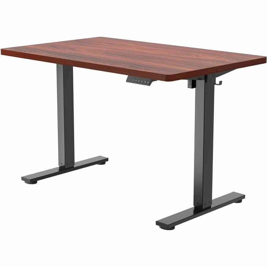 FlexiSpot Standing Desk E2 - Mahogany Top 1