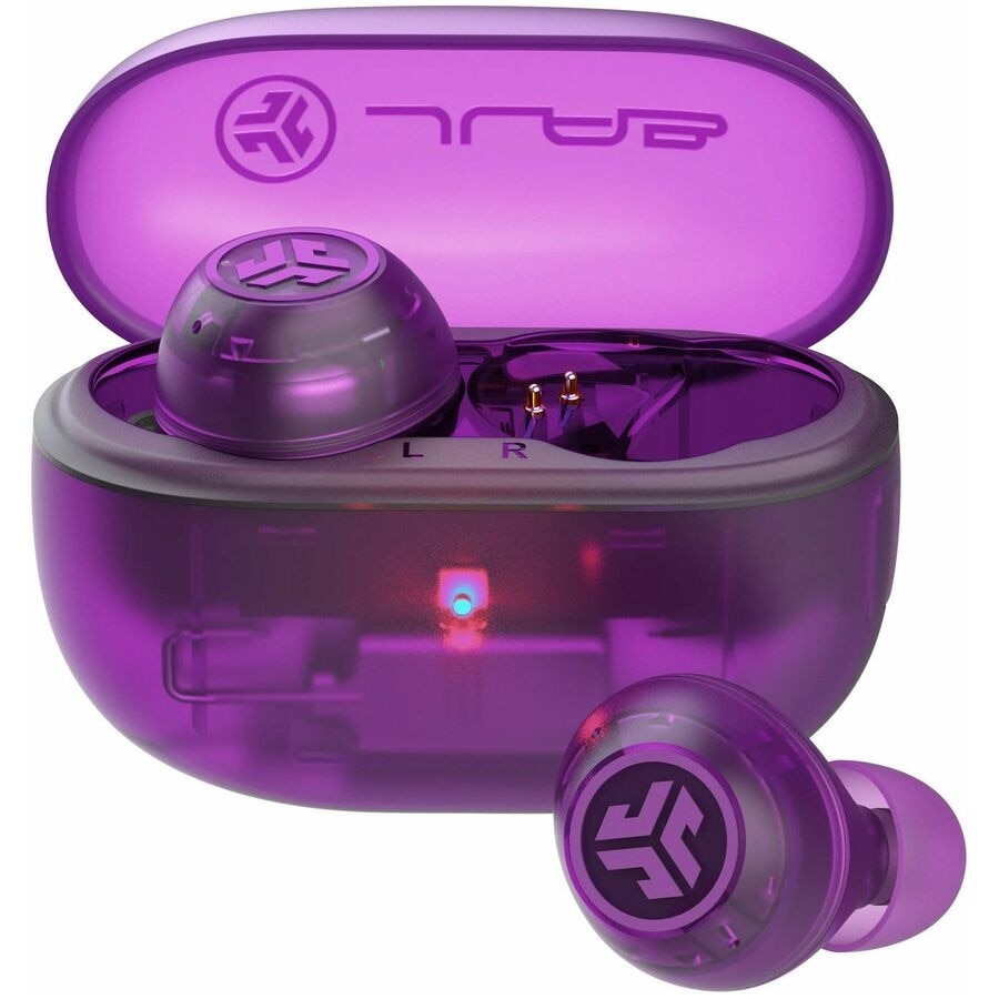 JLab GO POP ANC True Wireless Earbuds (Transparent Purple) 1