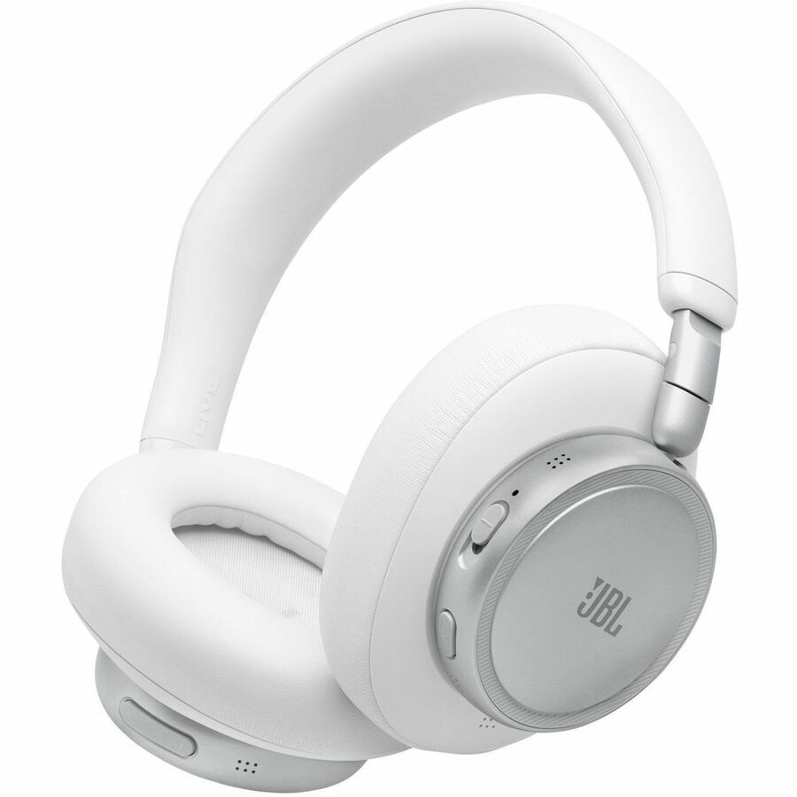JBL Wireless Over-Ear Noise Cancelling Headphones – White 1