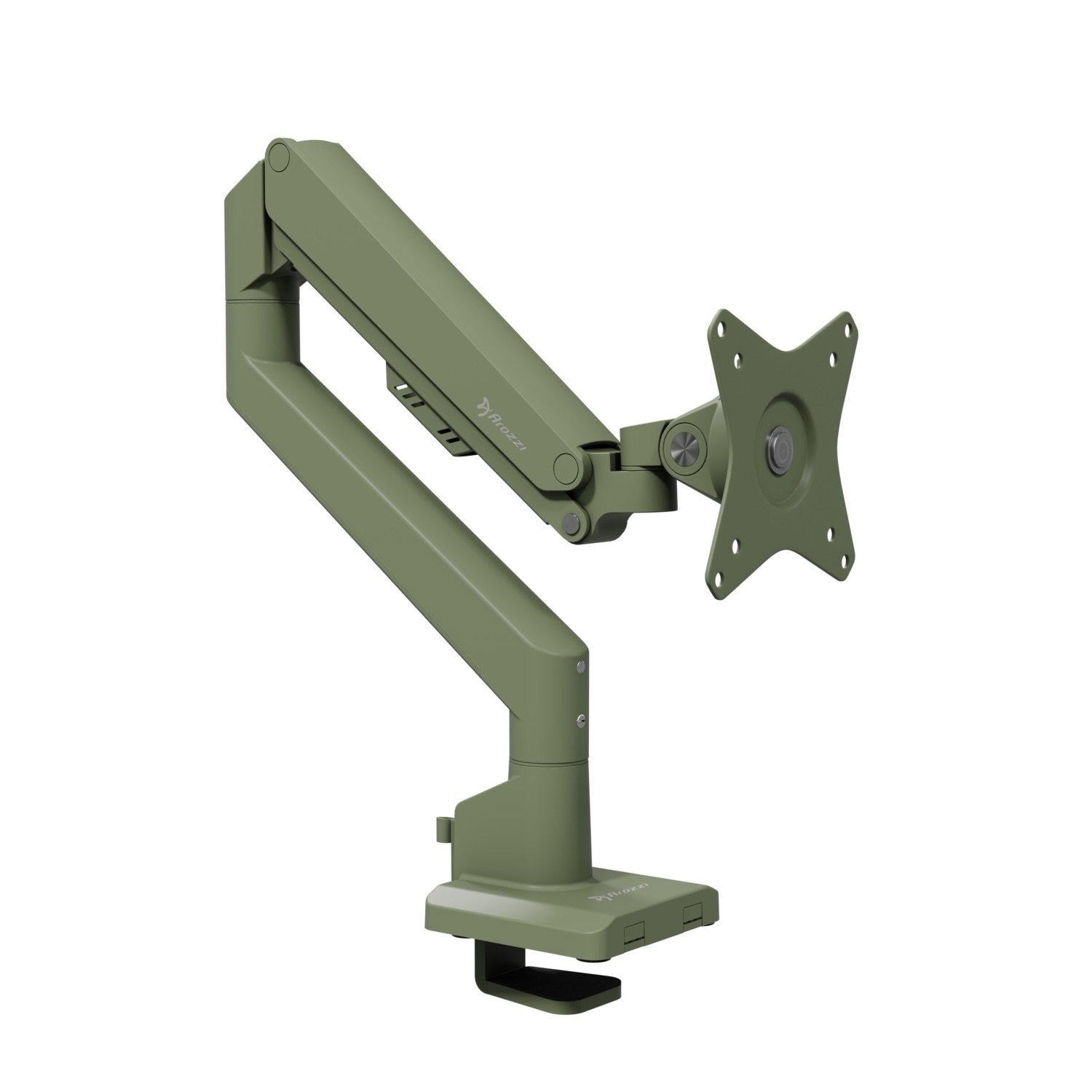 Arozzi Alzare Neo Single Gas Spring Monitor Arm - Forest Green 1