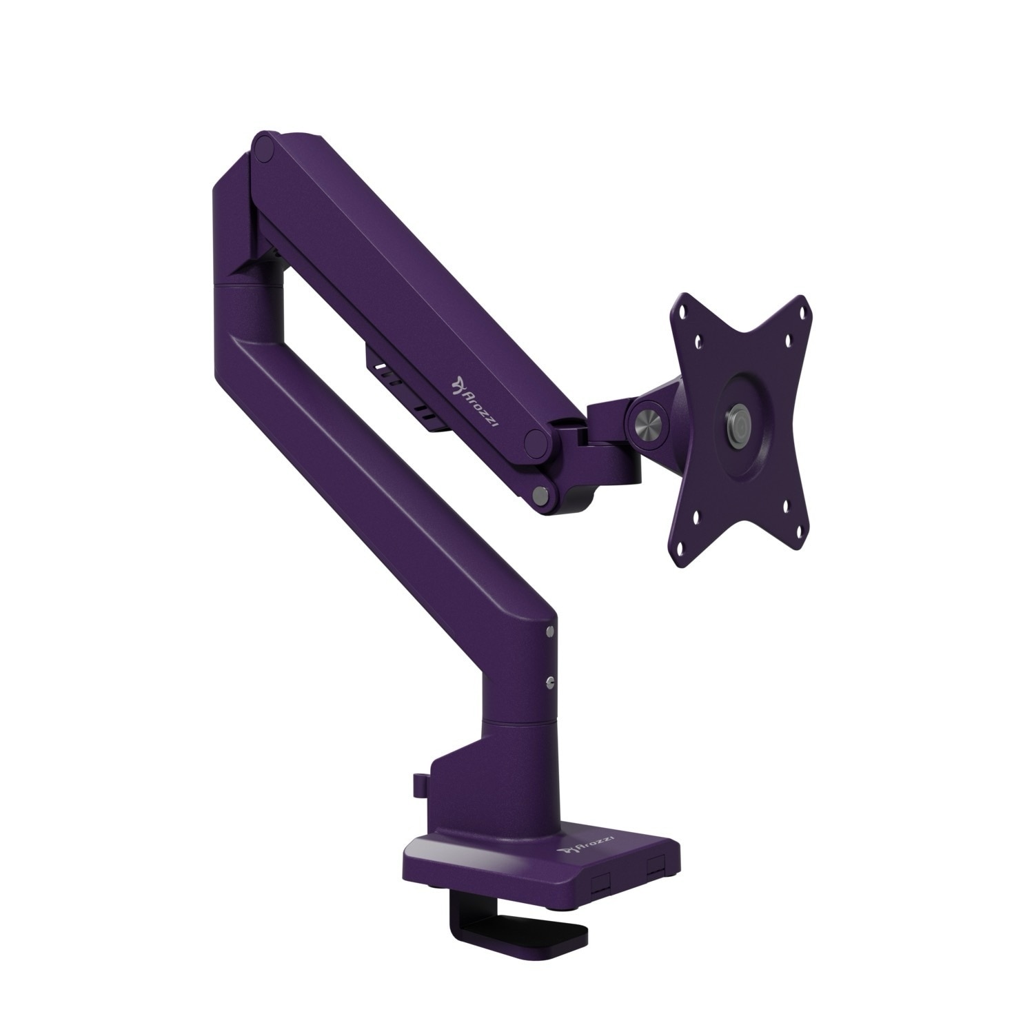 Arozzi Alzare Neo Single Gas Spring Monitor Arm - Purple 1