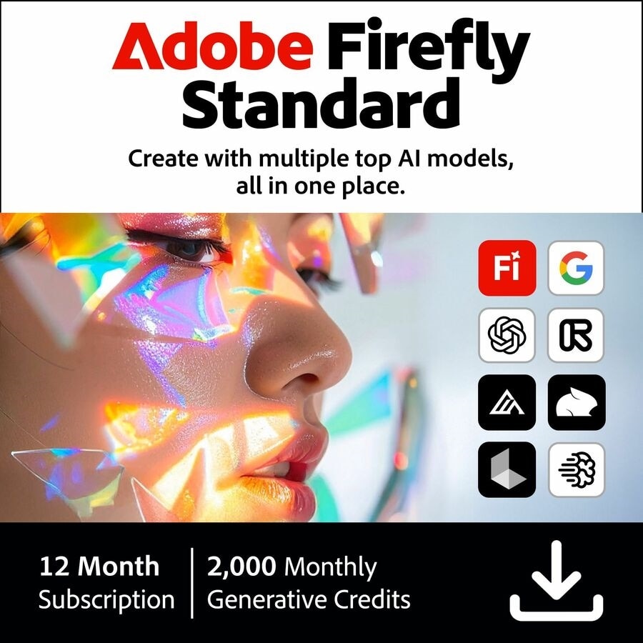 Download Adobe Firefly Standard 1 User 1 Year 1
