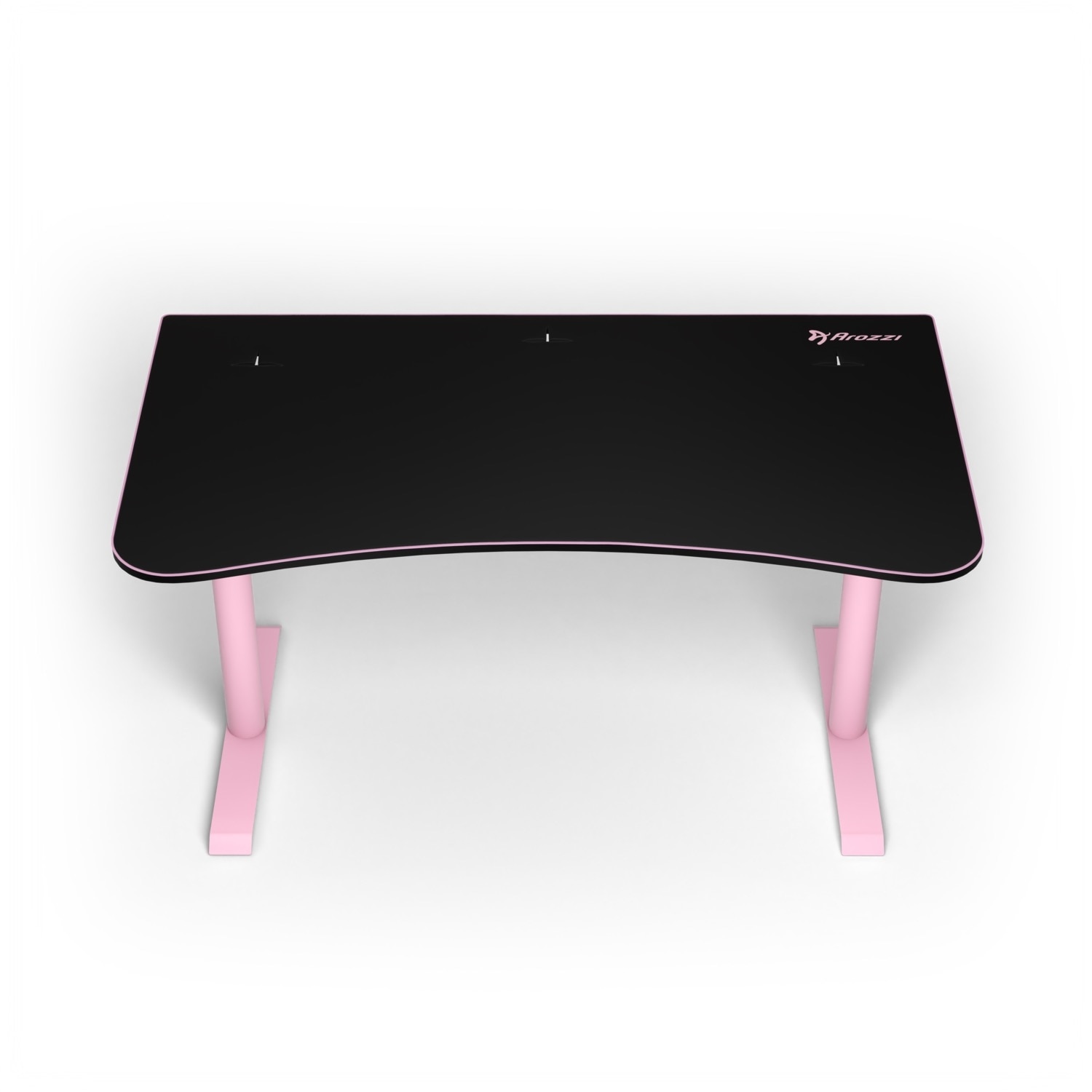Arozzi Arena Medium Gaming Desk - Pink 1
