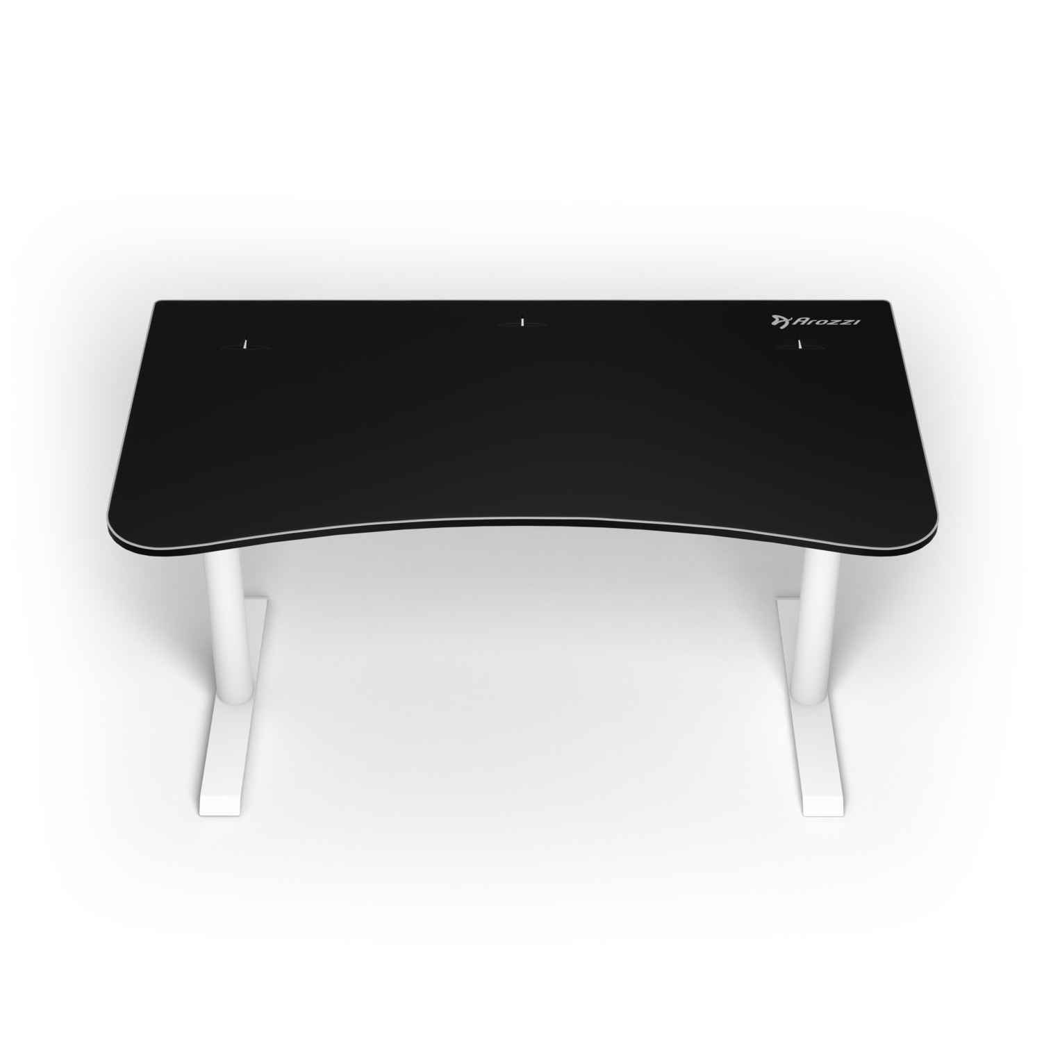 Arozzi Arena Medium Gaming Desk - White 1