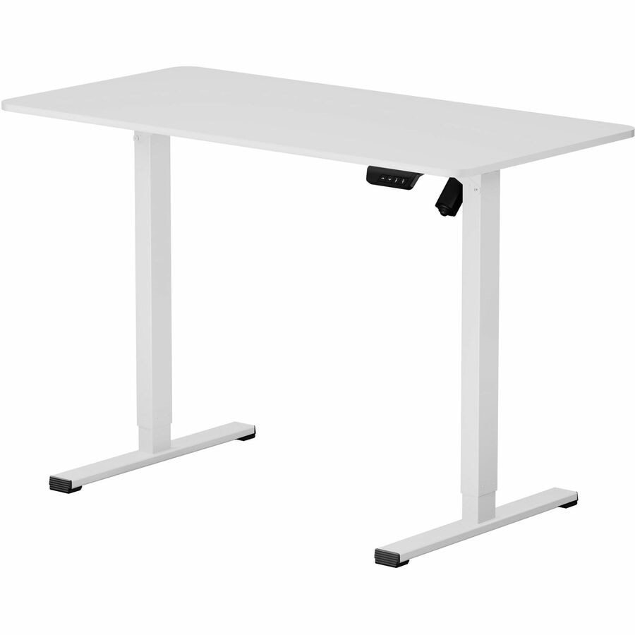 FlexiSpot EC2 48" Wide Electric Rectangular Adjustable Standing Desk, White 1