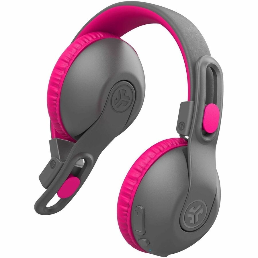 Jlab JBuddies Studio 2 Wireless Headphones - Gray/Pink 1