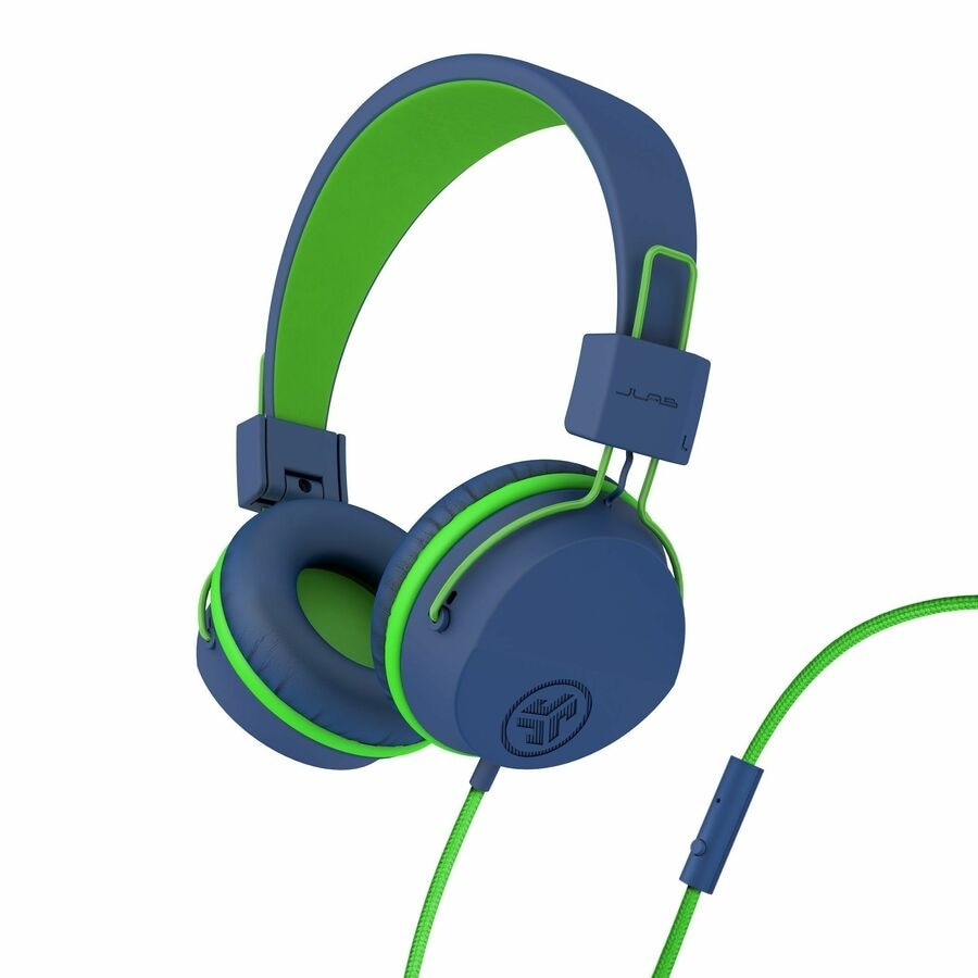 Jlab JBuddies Studio Wired Headphones - Blue/Green 1