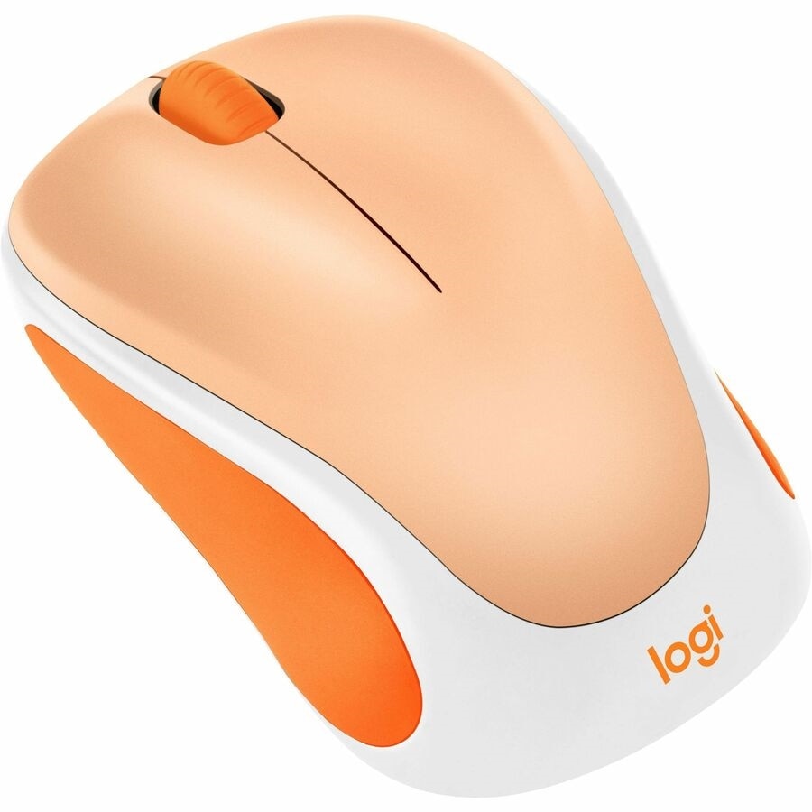 Logitech Design Mouse Wireless Mouse Limited Edition - USB Receiver, 12 months AA Battery Life, Portable & Lightweight, Light Orange 1