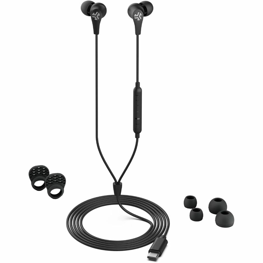 JLab JBuds Pro USB-C Wired Earbuds - Black 1
