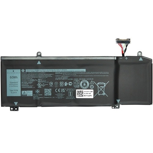 Dell 4-cell 60 Wh Lithium Ion Replacement Battery for Select Laptops 1