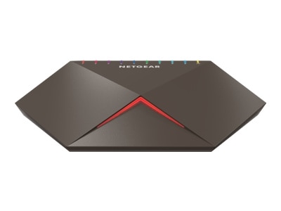 8-port NETGEAR Nighthawk Pro Gaming SX10 - Switch - 8 x 1000Base-T + 2 x 100/1000/2.5G/5G/10G (uplink) - desktop 1