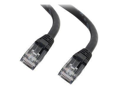 C2G 6in Cat6 Ethernet Cable - Snagless Unshielded (UTP) - Black - patch cable - 6 in - black 1