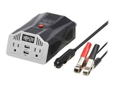 Tripp Lite Ultra-Compact Car Inverter 400W 12V DC to 120V AC 2 UBS Charging Ports 2 Outlets - DC to AC power inverter... 1