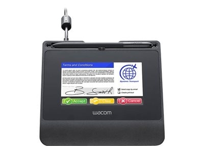 Wacom STU-540 - Signature terminal w/ LCD display - 4.3 x 2.6 in - electromagnetic - wired - serial, USB - black 1