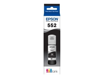 Epson 552 - 70 ml - High Capacity - dye-based photo black - original - ink refill - for EcoTank ET-8500, ET-8550 1