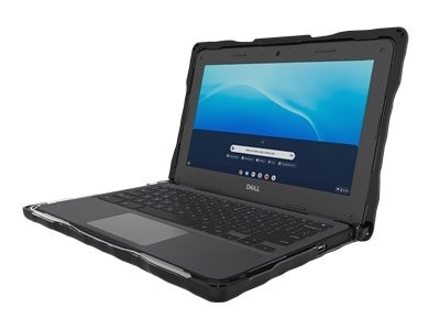 Gumdrop DropTech Series Clamshell - Notebook shield case - rugged - black, transparent - for Dell Chromebook 3100, 3110 1