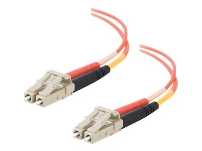 C2G LC-LC 62.5/125 OM1 Duplex Multimode Fiber Optic Cable (TAA Compliant) - patch cable - TAA Compliant - 5 m - orange 1