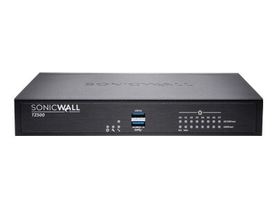 8-port SonicWall TZ500 - Advanced Edition - security appliance - with 1 year TotalSecure - 8 ports - GigE 1