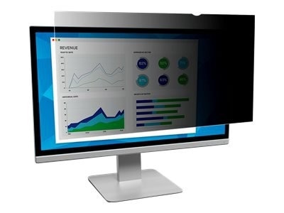 3M Privacy Filter for 27in Full Screen Monitor, 16:9, PF270W9E Black, Matte 1