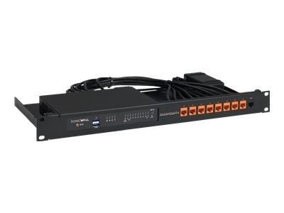 Rackmount.IT RM-SW-T10 - Network device mounting kit - rack mountable - RAL 9005 - 1U - 19" - for SonicWall TZ270, TZ270W, TZ370, TZ370W, TZ470, TZ470W 1