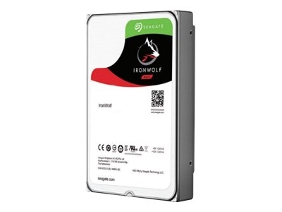 Seagate IronWolf ST10000VN000 - Hard drive - 10 TB - internal - 3.5" - SATA 6Gb/s - 7200 rpm - buffer: 256 MB - with 3 years Seagate Rescue Data Recovery 1