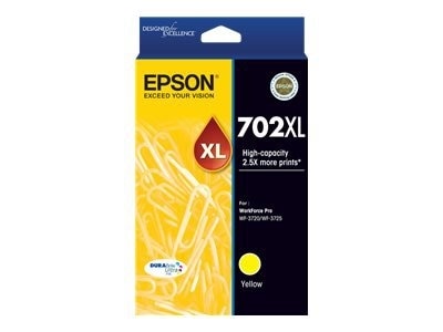Epson 702XL - XL Yellow Original - ink cartridge - for WorkForce Pro WF-3720 1