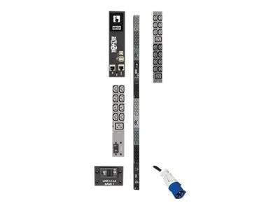 Tripp Lite 14.5kW 3-Phase Monitored PDU, LX Interface, 200/208/240V Outlets (42 C13/6 C19), LCD, IEC 309 60A Blue, 3m... 1