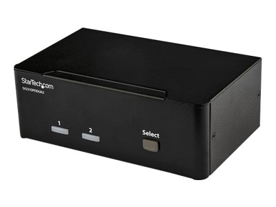 2-port StarTech.com 2-Port DisplayPort KVM Switch - Dual-Monitor 