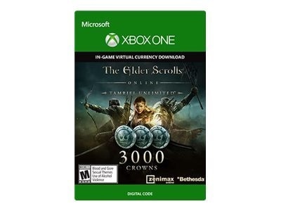 Download Xbox The Elder Scrolls Online Tamriel Unlimited Edition 3000 Crowns Xbox One Digital Code 1