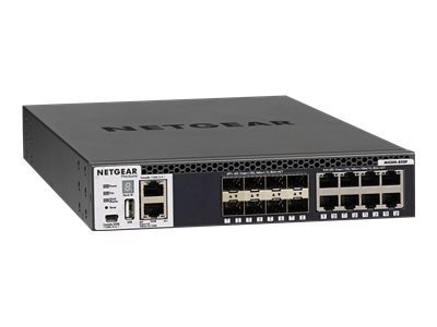 16-port NETGEAR M4300-8X8F - Switch - L3 - managed - 8 x 10/100/1000/10000 + 8 x 10 Gigabit SFP+ - rack-mountable 1