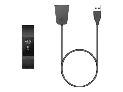 Fitbit FB160RCC - Charge-only cable - USB (M) - black - for Fitbit Charge 2