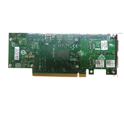 Intel® E810 Dual puertos 100GbE QSFP28 Adaptador, PCIe bajo perfil, 100GbE Ancho de banda máximo 1