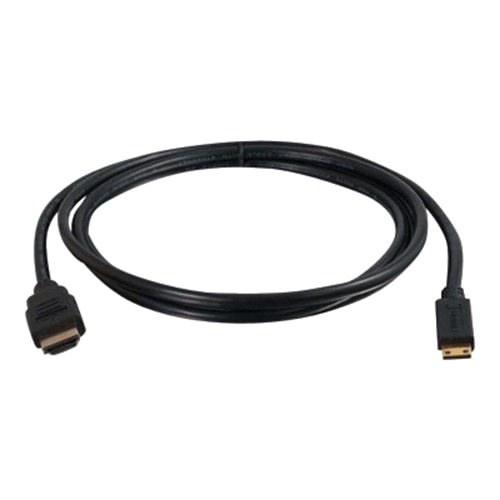 2G Value Series High Speed with Ethernet HDMI Mini Cable - Cable de vídeo / audio / red - HDMI - HDMI de 19 espigas (M) - Mini HDMI de 19 conectores (M) - 2 m - negro 1