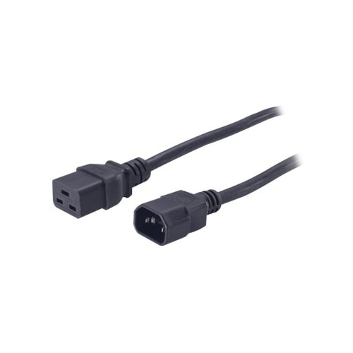 APC - Cable de alimentación - IEC 320 EN 60320 C19 (H) - IEC 320 EN 60320 C14 (M) - 2 m - negro - para P/N: SUA750IX38 1
