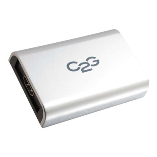 C2G USB to HDMI Adapter with Audio - Adaptador de vídeo externo - USB 2.0 - HDMI - gris 1