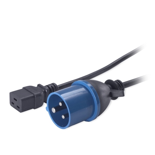 APC - Cable de alimentación - IEC 320 EN 60320 C19 (H) - IEC 309 (M) - 2.4 m - negro 1